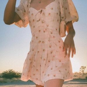 j.ing Arielle Floral A-Line Romper